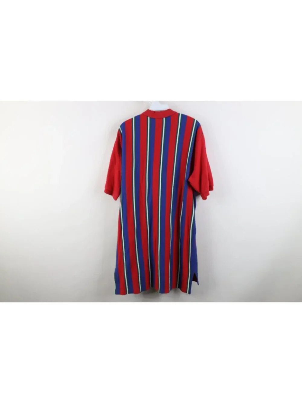 Vintage 90s Ralph Lauren Mens Large Baggy Striped Color Block Soft Cotton Polo